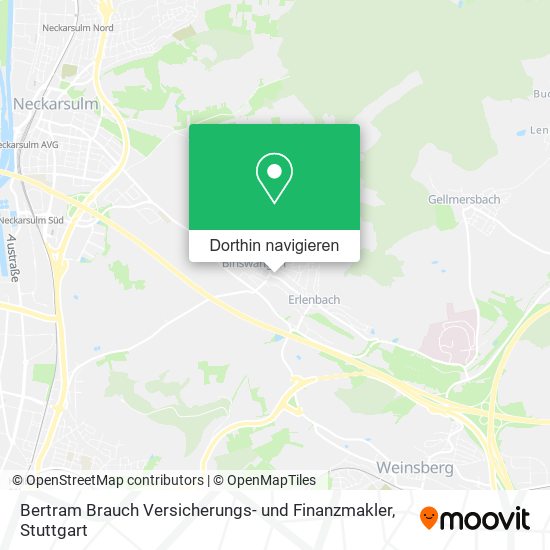 Bertram Brauch Versicherungs- und Finanzmakler Karte