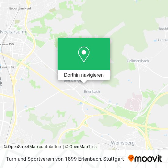 Turn-und Sportverein von 1899 Erlenbach Karte