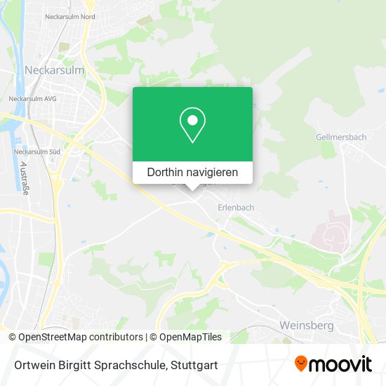 Ortwein Birgitt Sprachschule Karte