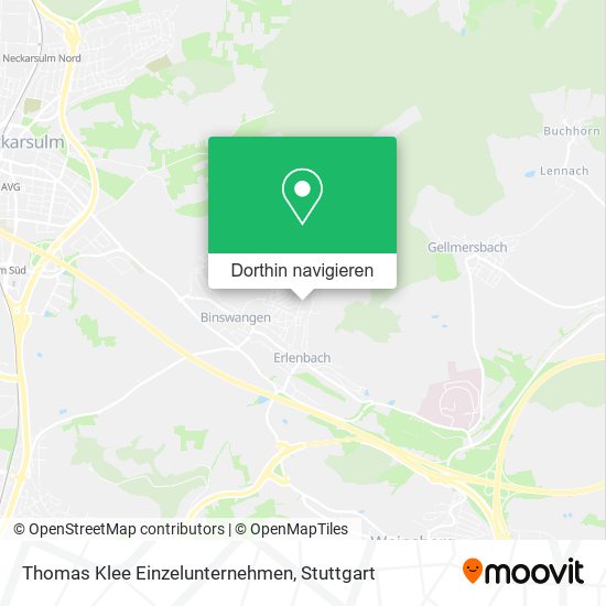 Thomas Klee Einzelunternehmen Karte