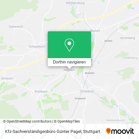 Kfz-Sachverständigenbüro Günter Pagel Karte