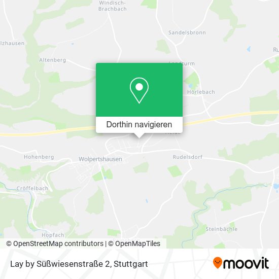 Lay by Süßwiesenstraße 2 Karte