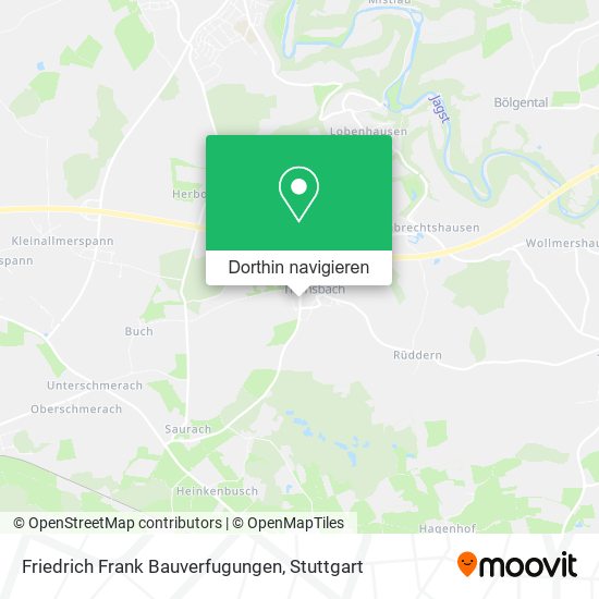 Friedrich Frank Bauverfugungen Karte