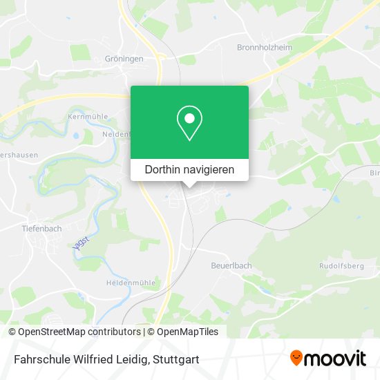 Fahrschule Wilfried Leidig Karte