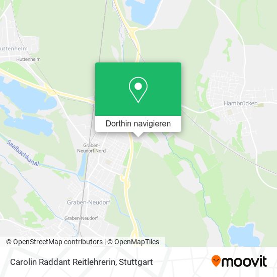 Carolin Raddant Reitlehrerin Karte