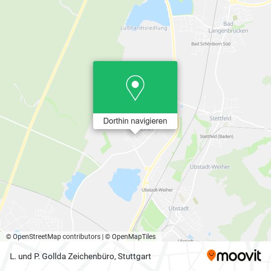 L. und P. Gollda Zeichenbüro Karte