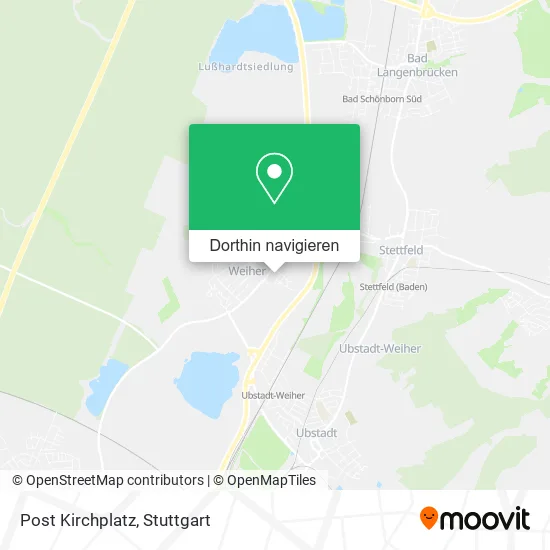 Post Kirchplatz Karte