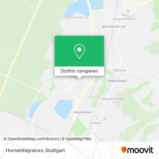 Homeintegrators Karte