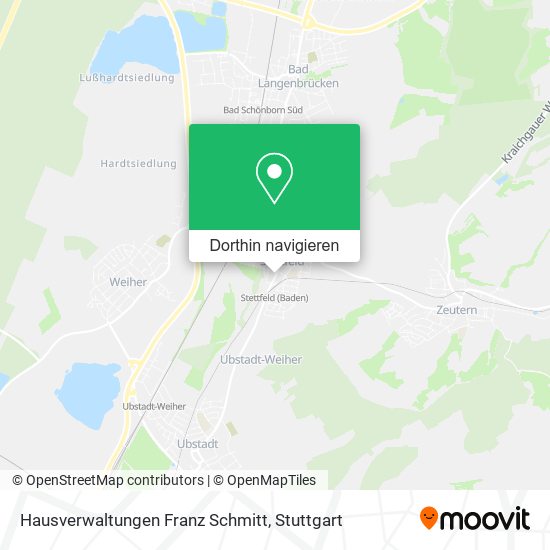 Hausverwaltungen Franz Schmitt Karte