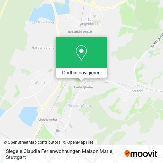 Siegele Claudia Ferienwohnungen Maison Marie Karte