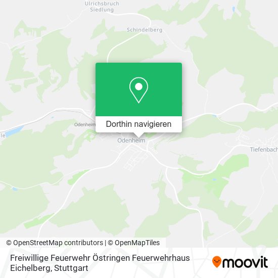 Freiwillige Feuerwehr Östringen Feuerwehrhaus Eichelberg Karte