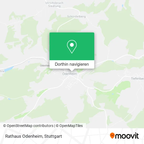 Rathaus Odenheim Karte