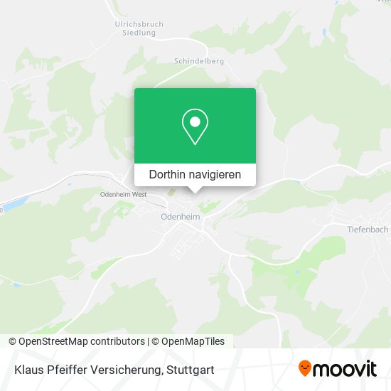 Klaus Pfeiffer Versicherung Karte