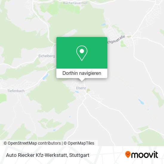 Auto Riecker Kfz-Werkstatt Karte