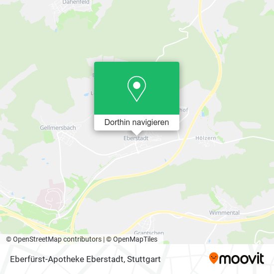 Eberfürst-Apotheke Eberstadt Karte