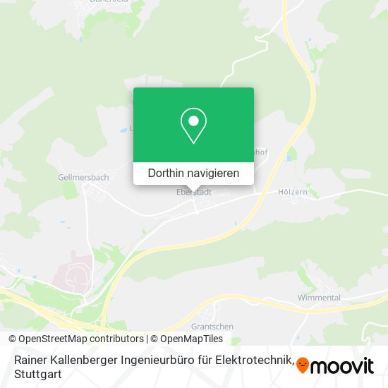 Rainer Kallenberger Ingenieurbüro für Elektrotechnik Karte