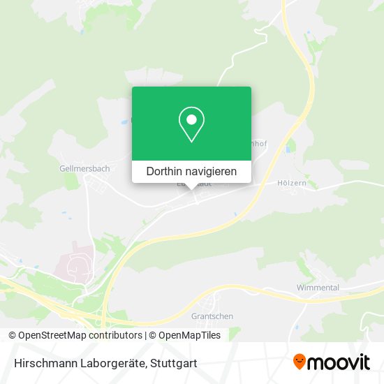 Hirschmann Laborgeräte Karte