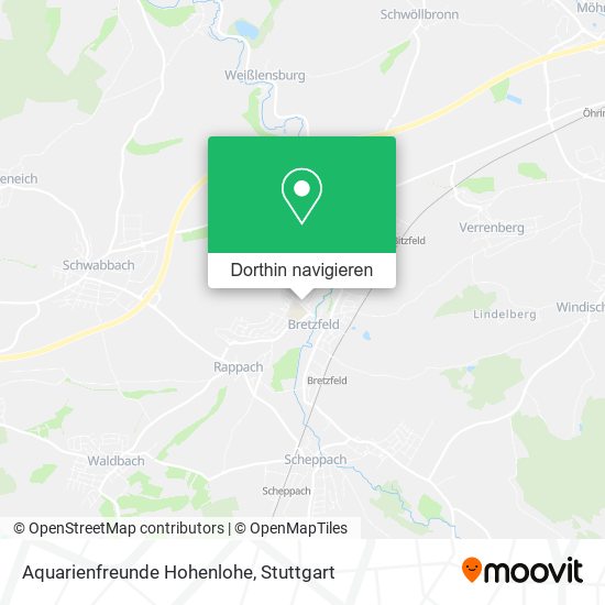 Aquarienfreunde Hohenlohe Karte