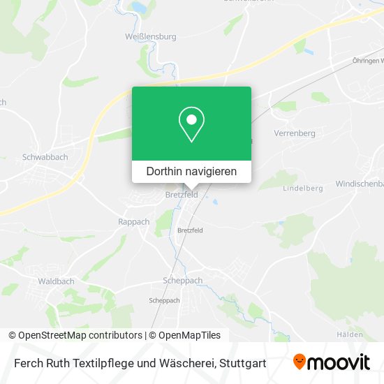 Ferch Ruth Textilpflege und Wäscherei Karte
