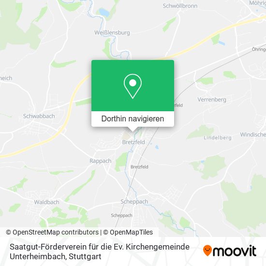 Saatgut-Förderverein für die Ev. Kirchengemeinde Unterheimbach Karte