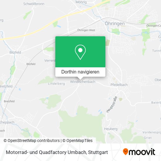 Motorrad- und Quadfactory Umbach Karte