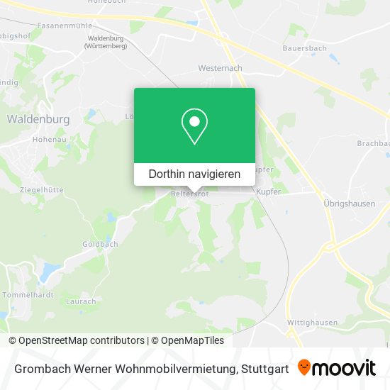 Grombach Werner Wohnmobilvermietung Karte