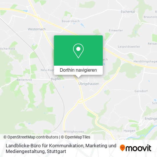Landblicke-Büro für Kommunikation, Marketing und Mediengestaltung Karte
