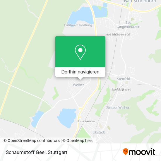 Schaumstoff Geel Karte