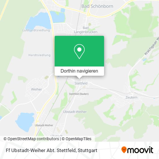 Ff Ubstadt-Weiher Abt. Stettfeld Karte