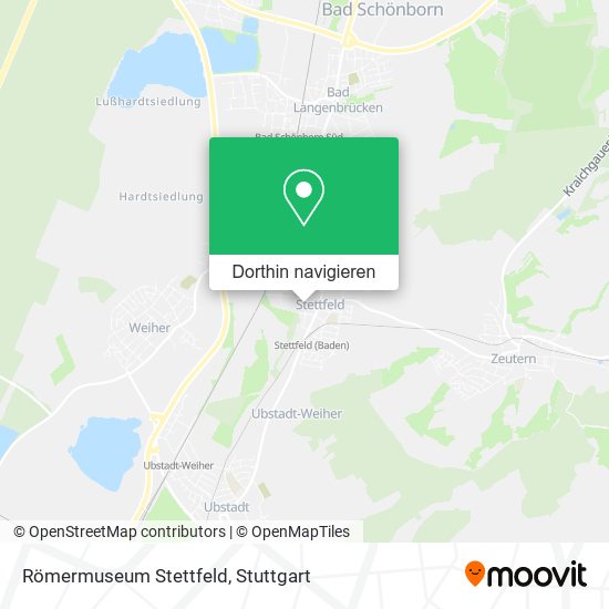 Römermuseum Stettfeld Karte