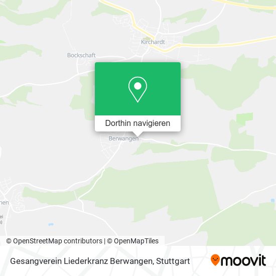 Gesangverein Liederkranz Berwangen Karte
