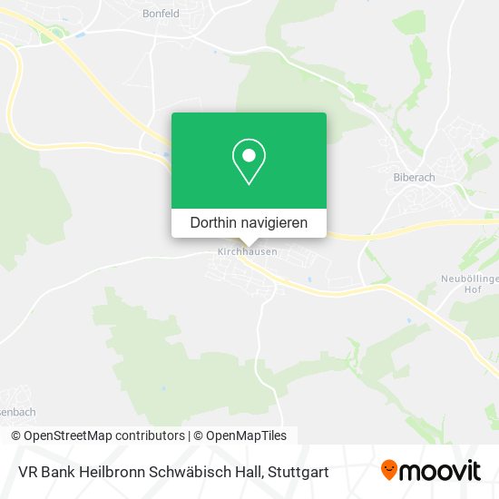 VR Bank Heilbronn Schwäbisch Hall Karte