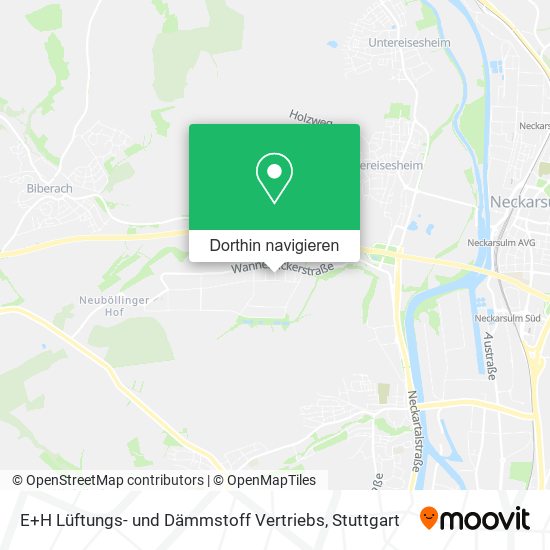 E+H Lüftungs- und Dämmstoff Vertriebs Karte