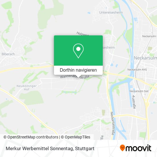 Merkur Werbemittel Sonnentag Karte