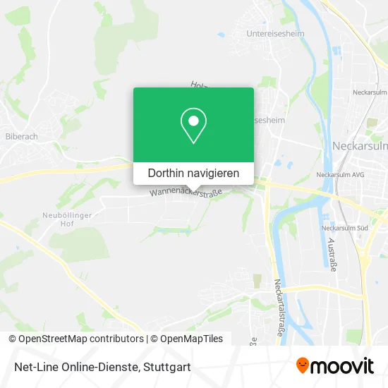 Net-Line Online-Dienste Karte