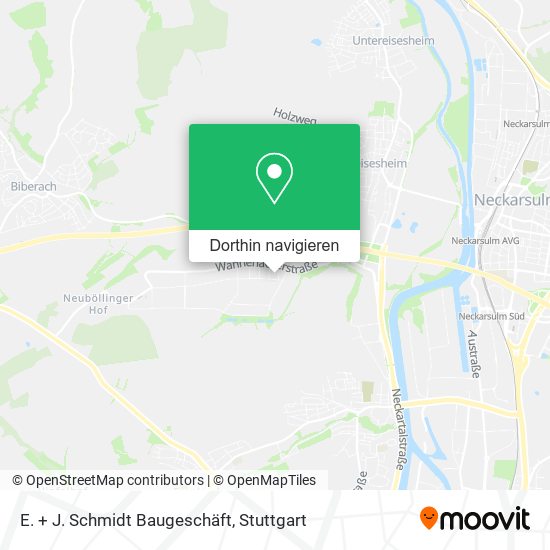 E. + J. Schmidt Baugeschäft Karte