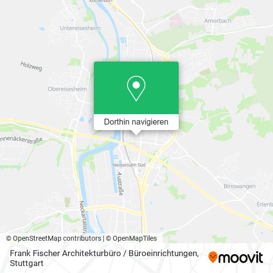 Frank Fischer Architekturbüro / Büroeinrichtungen Karte