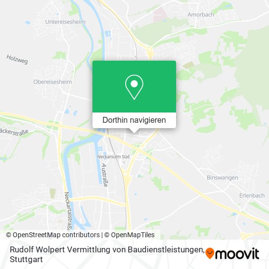 Rudolf Wolpert Vermittlung von Baudienstleistungen Karte