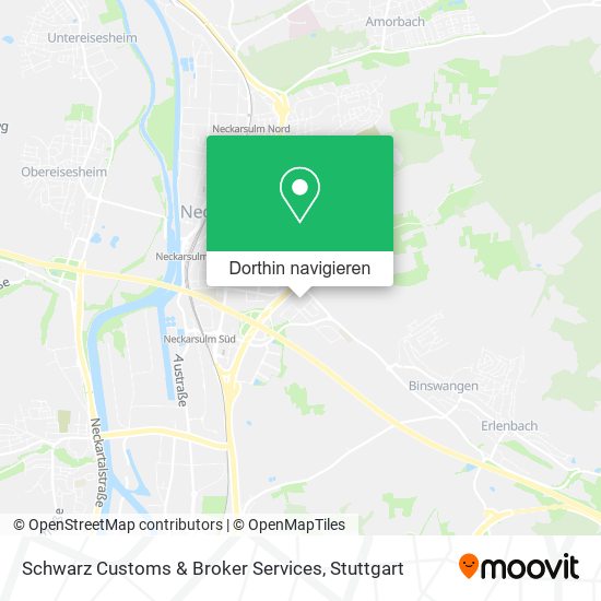 Schwarz Customs & Broker Services Karte