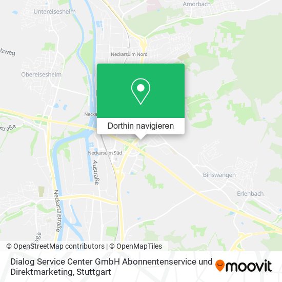 Dialog Service Center GmbH Abonnentenservice und Direktmarketing Karte