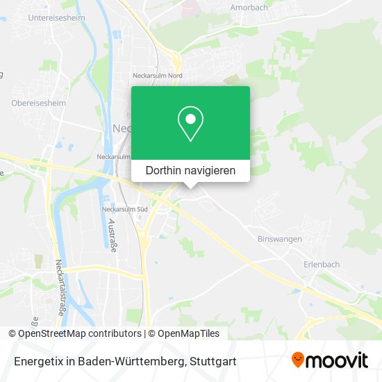 Energetix in Baden-Württemberg Karte