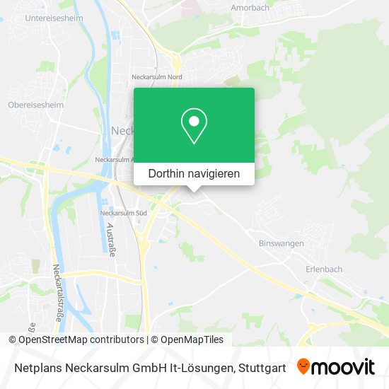 Netplans Neckarsulm GmbH It-Lösungen Karte