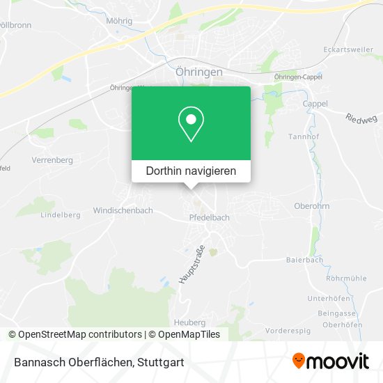 Bannasch Oberflächen Karte