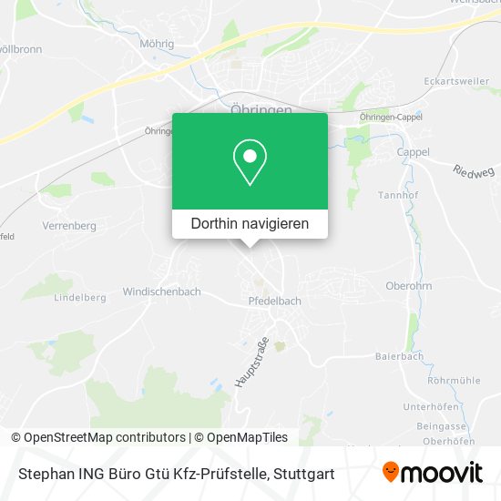 Stephan ING Büro Gtü Kfz-Prüfstelle Karte