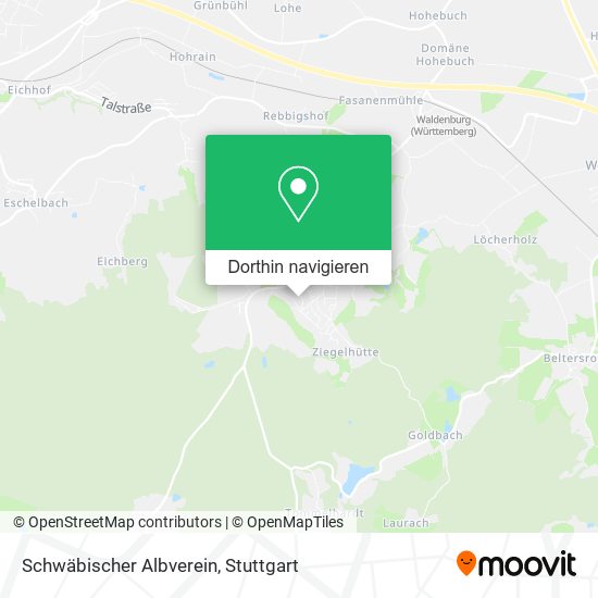 Schwäbischer Albverein Karte