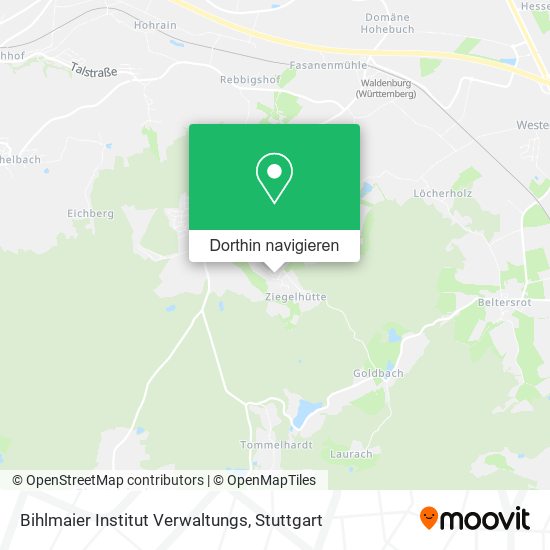 Bihlmaier Institut Verwaltungs Karte