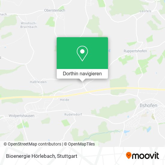 Bioenergie Hörlebach Karte