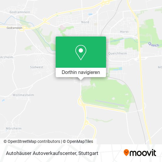Autohäuser Autoverkaufscenter Karte