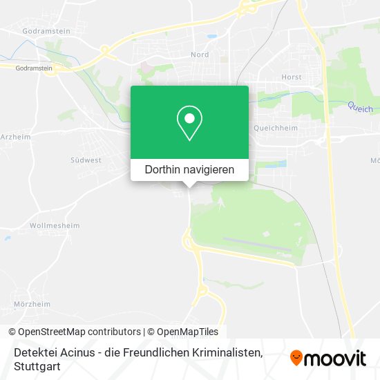 Detektei Acinus - die Freundlichen Kriminalisten Karte