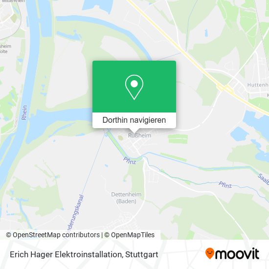Erich Hager Elektroinstallation Karte